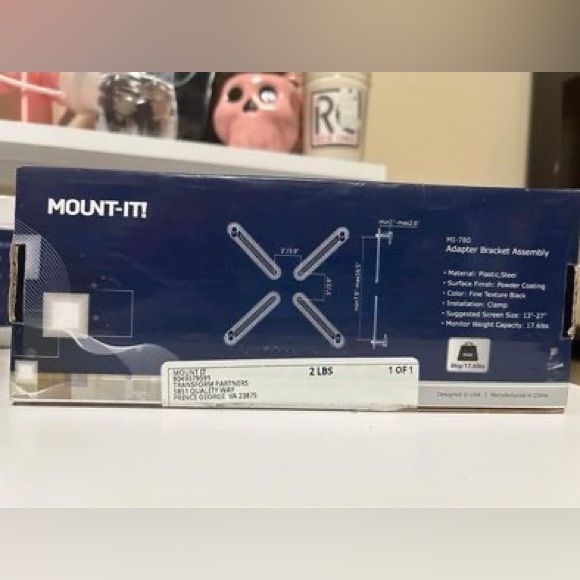 Mount it brand monitor stand adapter~ model MI-780 adapter bracket assembly - Picture 3 of 4